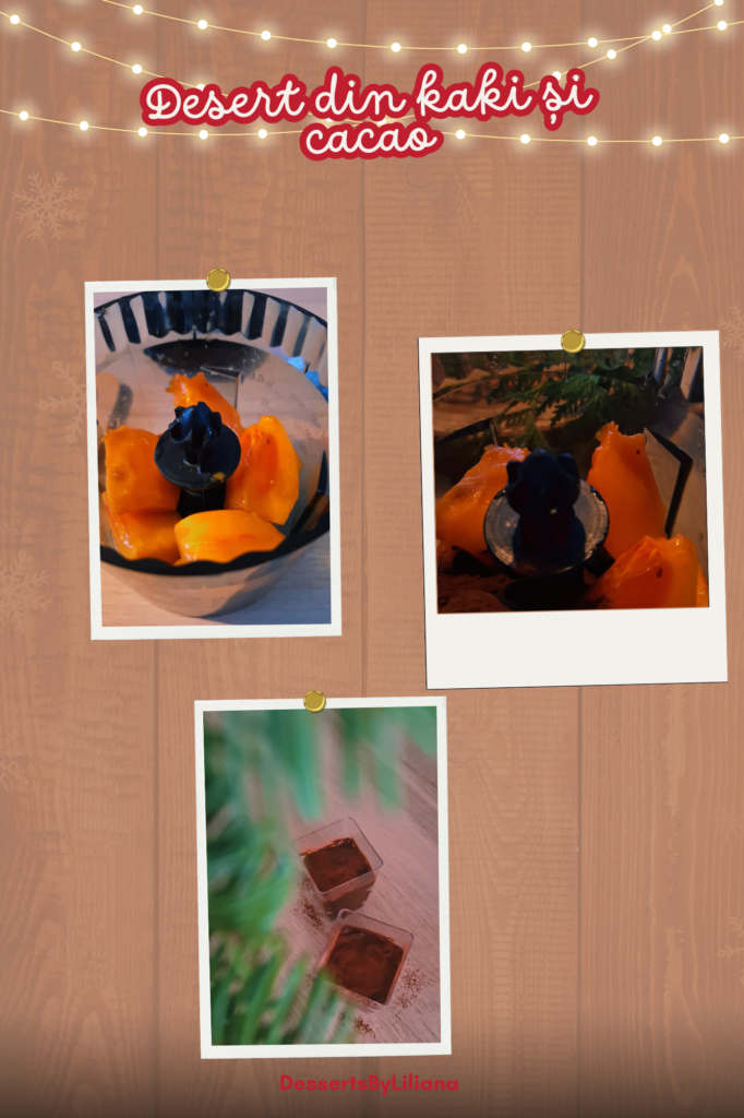 desert din kaki cu cacao