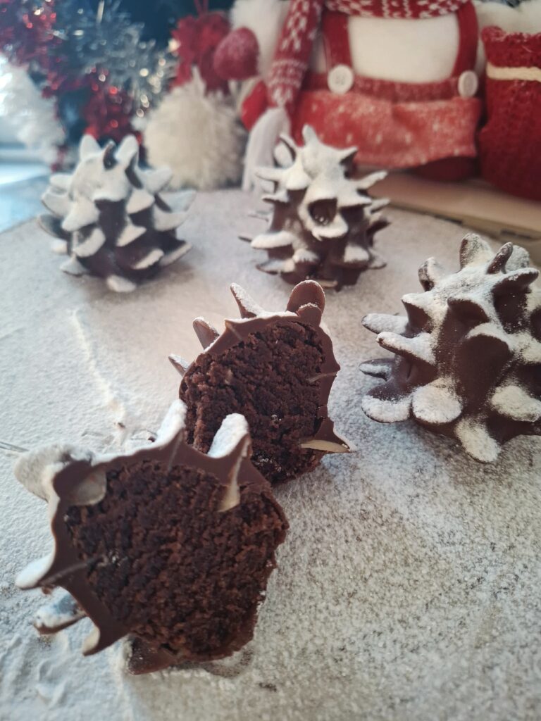 conuri de pin din pandișpan