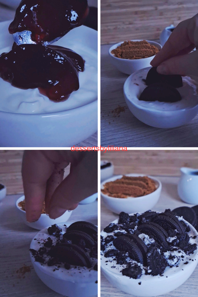 cheesecake japonez ccu dulceață și Oreo