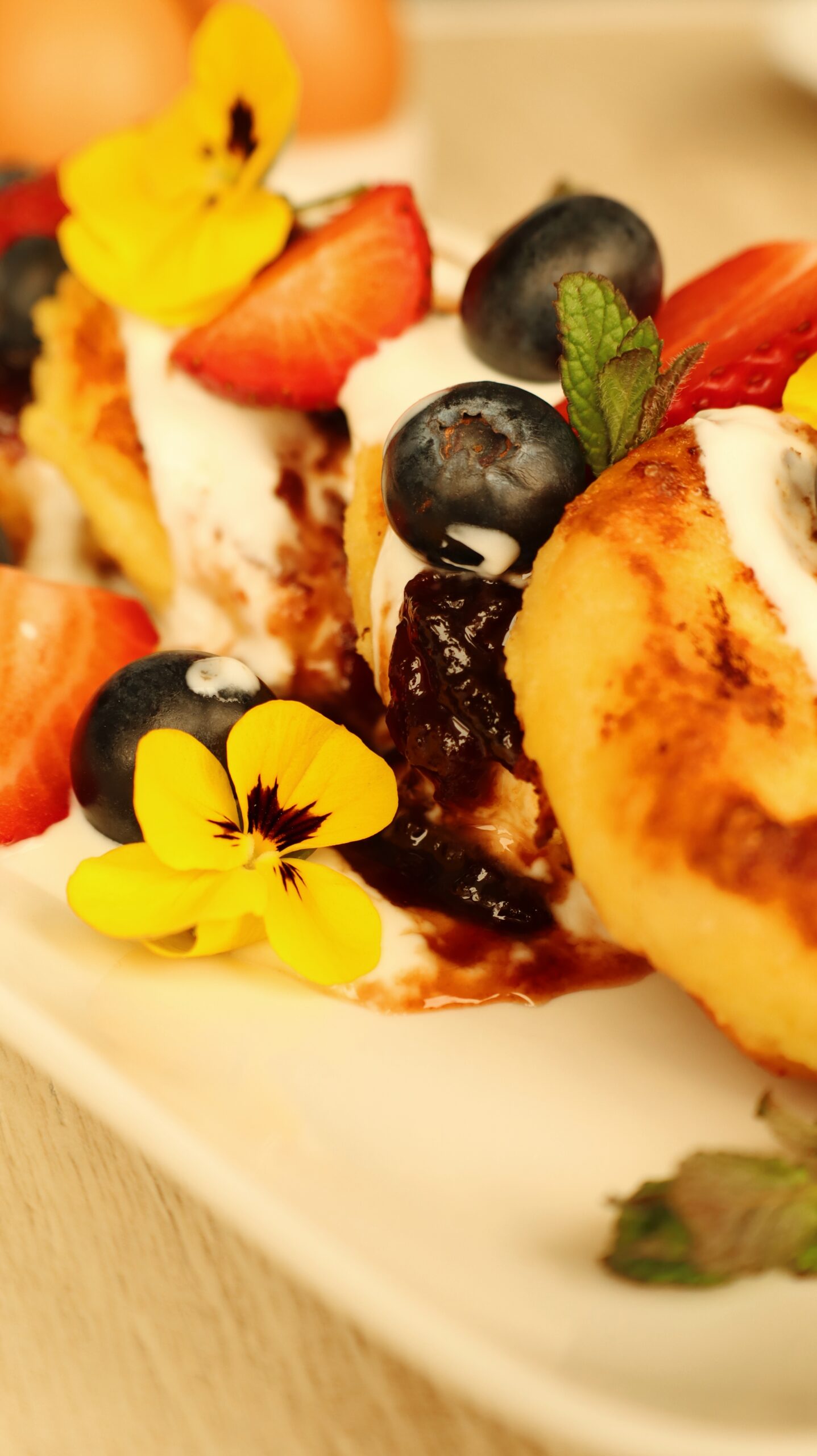 papanași cu brânză de vaci