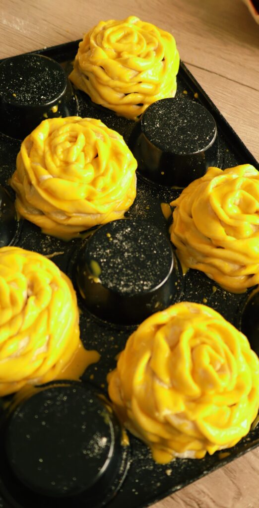 Coșulețe de Paște din foietaj și cremă